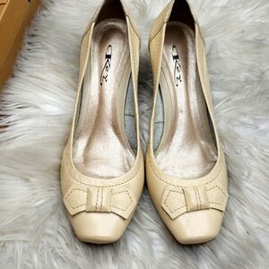 Key Brazil bow heels cream 39